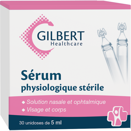Serum physiologique Gilbert 5 ml (boite de 30)